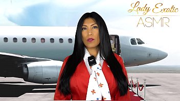 ASMR Hot Latina Flight Attendant gives you The Best Personal Attention