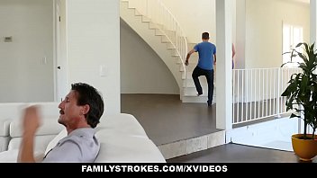 Family Stokes - Cheating Wife (Kennedy Kressler) Fucked Step son and Caught By Her Husband