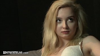 Sexy young blonde, Lexi Lore, does a recorded show from a live performance & gets her tiny teen Twat stuffed by pornstar, Eric John, who ends up jizzing on her arm - Full Video at ErotiqueLiveTV.com