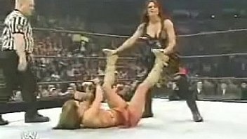 Lita Crotch Stomps Mickie James