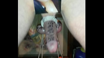 Testicle weigbts. Mistress Fernanda made me hang a full gallon jug from each ball