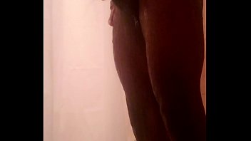 Black Twink strokes his dick for you in the shower @envy ix on Snap