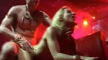 Blonde striper enjoys sucking a cock