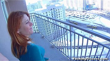 Fucking Glasses - I picked up this hot nubile redhead in a supermarket