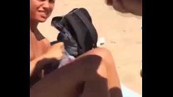 Jerking Cock At The Beach