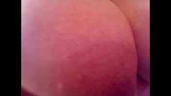 Experienced woman is horny. Rubbing boobs.