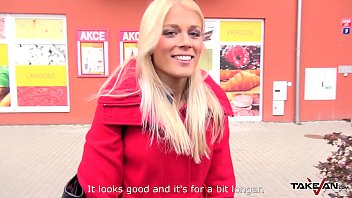 Czech Blonde's Beautiful Smile Got Even Prettier When He Sprayed Her Pussy