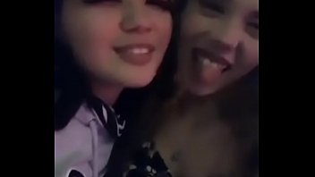 Instagram cosplayer Zureeal kisses her hot friend in a club