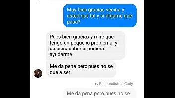 Vecina me pide prestados mil pesos y así es como me los paga  al final termino en su boca