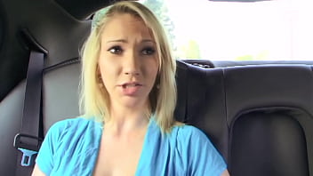 Big booty white teen fell in love with her uber drivers big black cock