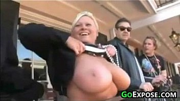 Flashing Big Breasts During Mardi Gras