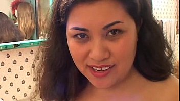 Super sexy busty asian BBW thinks of you as she fucks her juicy pussy
