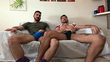 Stepbrother warms up with my cock watching porn - can't stop thinking about step-brother's cock - stepbrothers fuck bareback when parents are out - Stepbrother caught me watching gay porn - with Alex Barcelona & Nico Bello