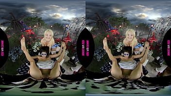 VRConk POV 3way Alice In Wonderland XXX Parody