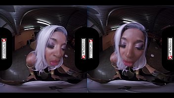 VR Cosplay X Jasmine Webb's Pussy Lips Around Your Dick