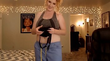Sexy Babe With Big Fat Ass Teasing On Cam -  Watch Part 2 at FilthyGeek.com