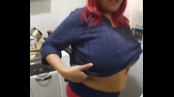 Latina milf bbw in the kitchen