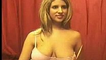 Blonde Teen Giant Natural Tits On Webcam