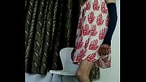 Indian crossdresser shows her widened ass after fuck