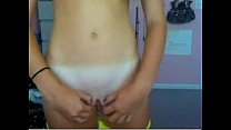 Hot Blonde Girl Show her Panties on Cam - Allhotcamgirls.com